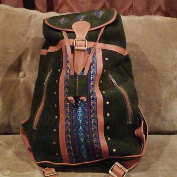Women\'s artisan backpack from Ecuador